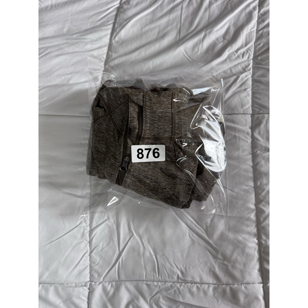 Lululemon Rush Hour Womens 8 Half Zip Pullover Heathered Military Green EUC - Picture 15 of 15